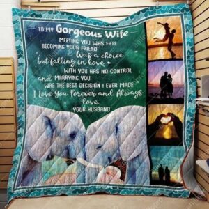 Meeting You Was Fate Quilt Blanket  Quilt